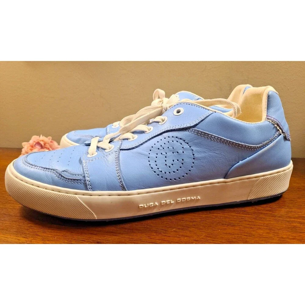 Duca Del Cosma Giordana Light Blue Womens Golf Shoes Size 42 / US 9 Leather